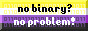 non binary no problem